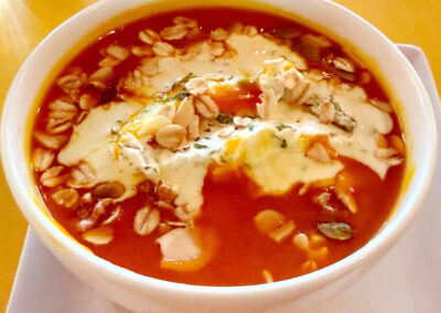 Velouté de potimarron rôti