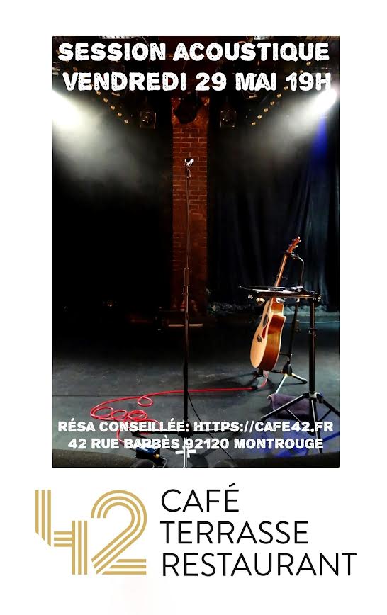 Concert jazz restaurant guitare chant